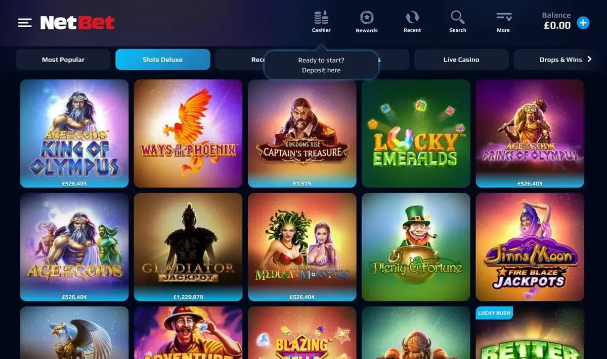 NetBet screenshot